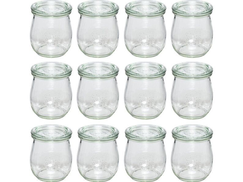 WECK Tulip Jar 220ml Set of 12 | Catering - Servis - Termos, kannor & vattenkylare | GameStuff