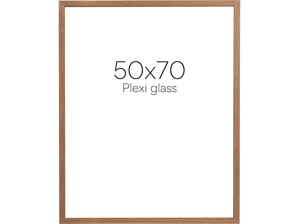Focus Ramme Soul Oak Veneer Akrylglass 50x70 Cm