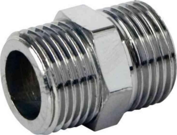 Alternativ bild 0 för Viega brystnippel 12 forkromet rødgods