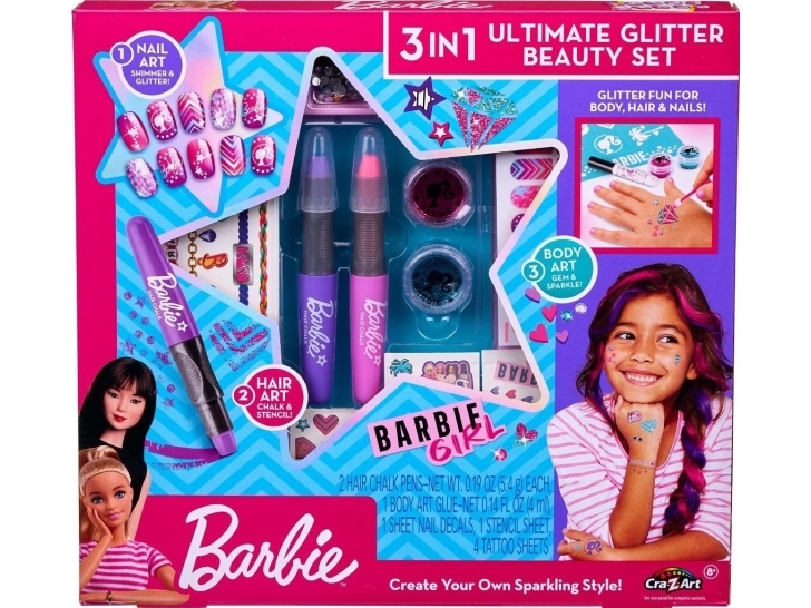 BARBIE kosmetikset med glitter | Andra leksaksmärken - A-E - Barbie | GameStuff