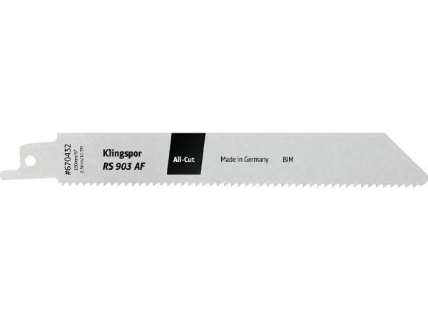 Klingspor 670362 Stichsägeblatt Sägelänge 180 Mm 5 St.