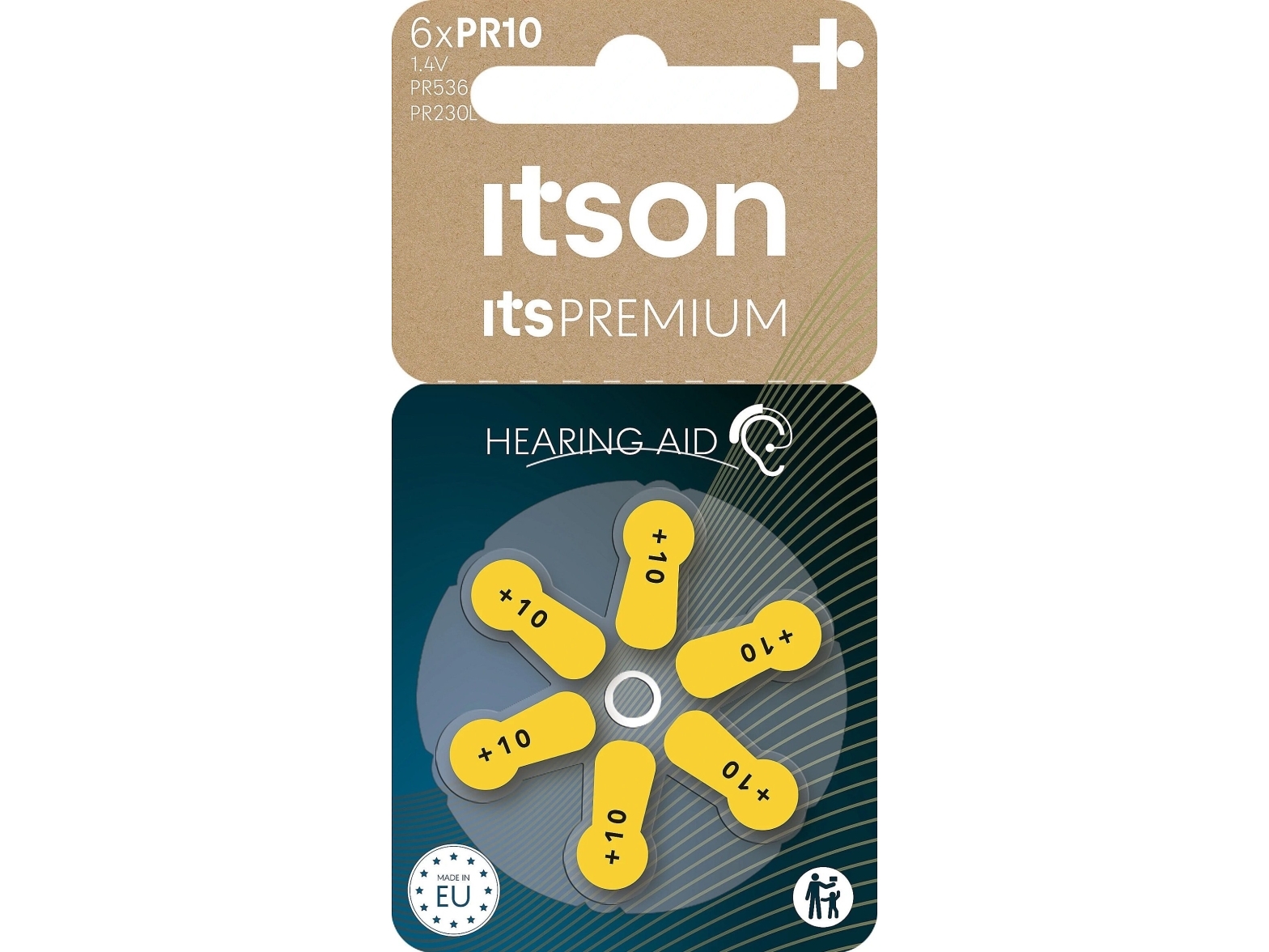 Itson Itspremium Hearing Aid Battery Pr10it/6Rm