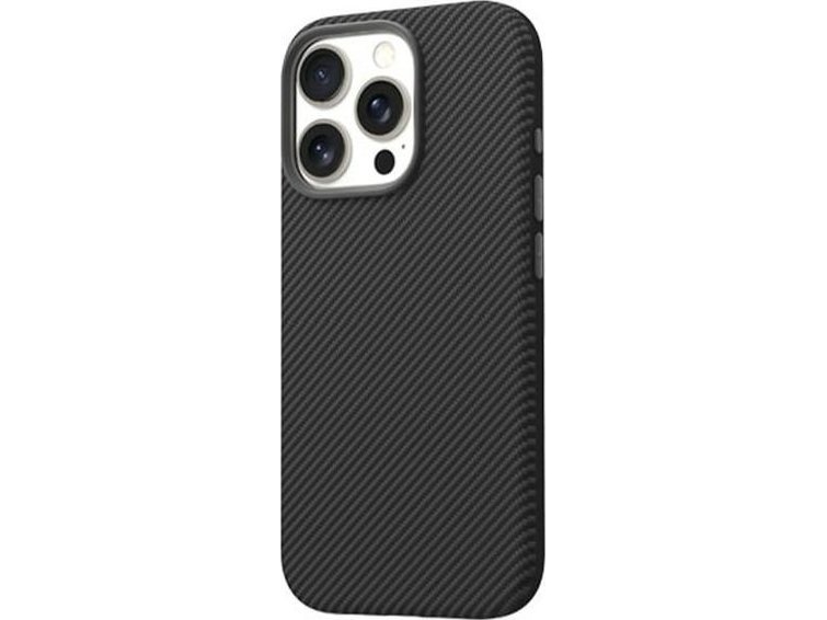 Deklas Araree Pellis Carbon Hülle Für Iphone 16 Pro 6.3" Schwarz/Schwarz Ar20-02125B