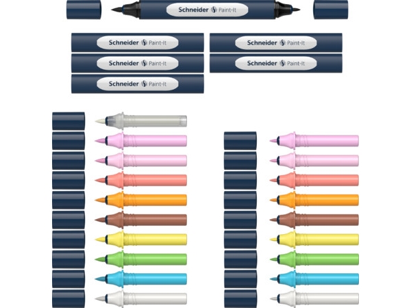 Schneider dobbelt Paint-It 040 markører