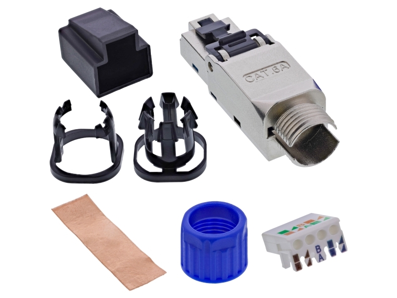 Inline 76204D, Zink, Gold, 26/1-22/1, 26/7 - 22/7, Ieee 802.3Af, Ieee 802.3At, Ieee 802.3Bt, -10 - 60 °C, -40 - 70 °C