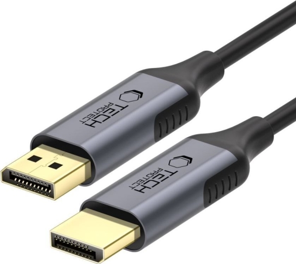 Kabel Tech-Protect Displayport - Displayport 2M Czarny (5906302321803)