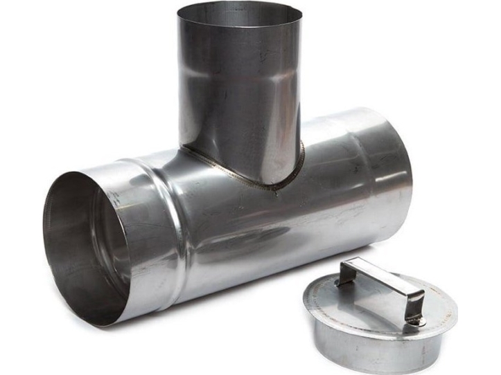 Wadex Chimney Union Tee 125 Diameter – 180/20