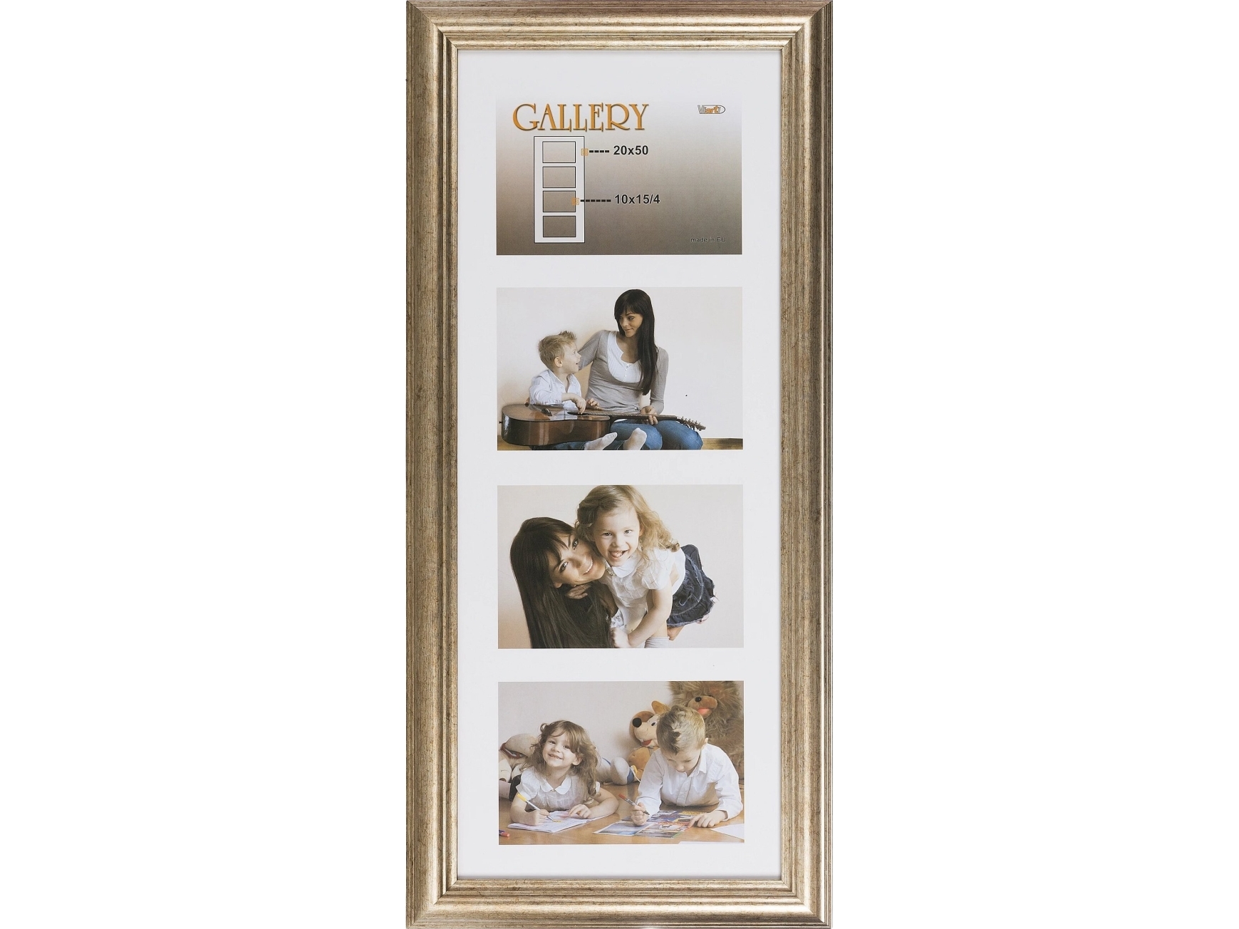 Victoria Collection Photo Frame Ema Gallery 20x50/4/10x15 Bronze Vf3968