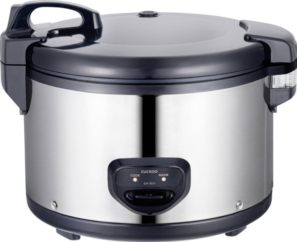 Cuckoo riisinkeitin 6.30l CR-3511E tarttumaton ruostumattomasta teräksestä valmistettu kotelo