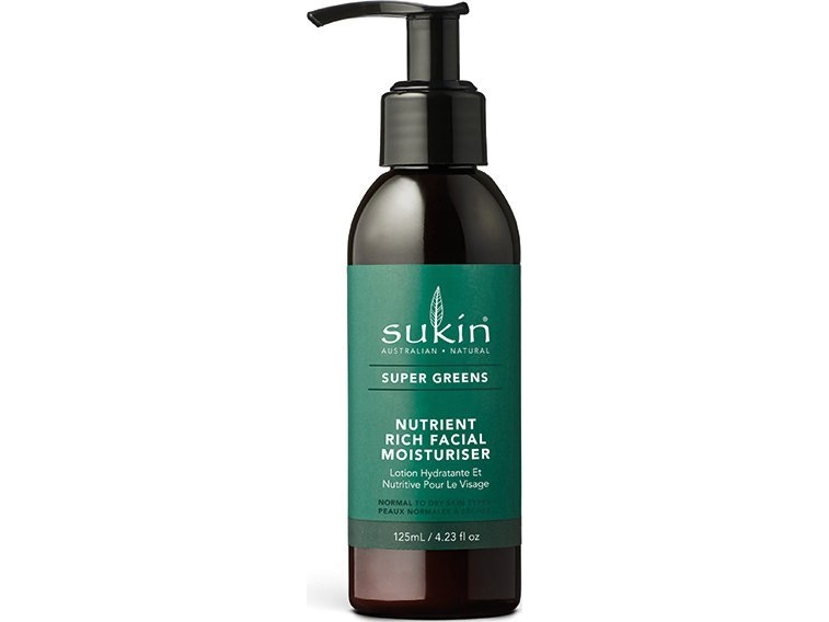 Sukin Super Greens Detoxifying And Moisturizing Face Cream 125Ml