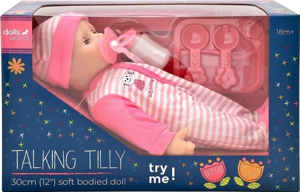 Dollsworld Talking Doll Tilly 30Cm 78102 81029