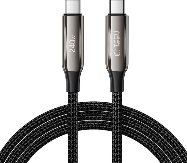 Kabel Usb Tech-Protect Usb-C - Usb-C 2 M Czarny (5906302370610)