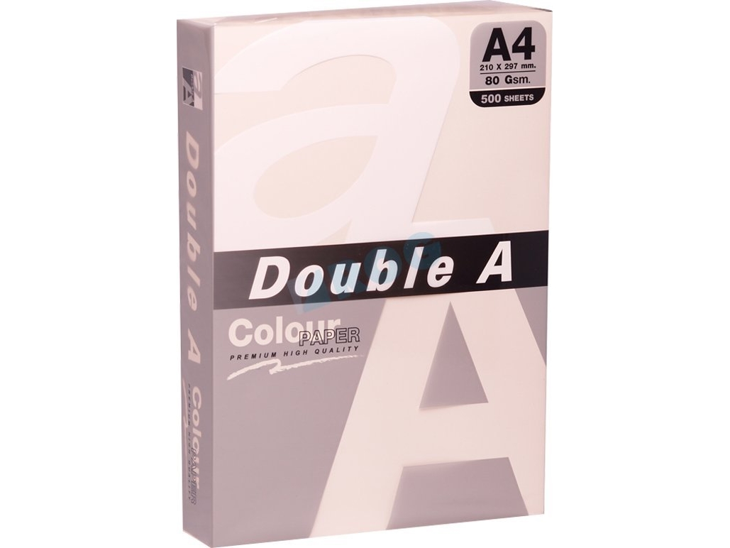 Spalvotas popierius Double A, 80g, A4, 500 lapų, Ivory