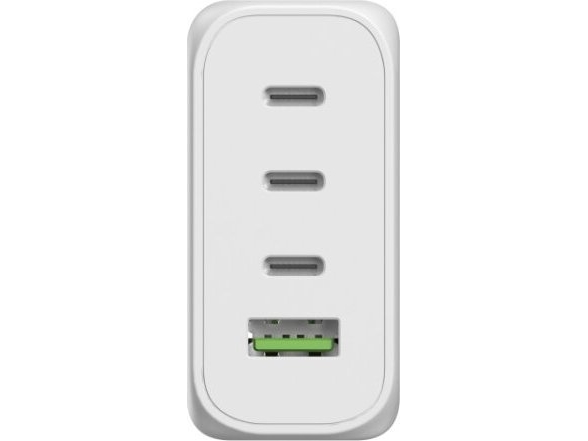 Allnet Ersatznetzteil Qc Usb-C Pd Gan Netzteil Power Supplyâ 130Â Watt 1X Usb Typ-A Qc, 3X Usb Typ-C**Eu Plug** (Psu-Ganpd-Usb-1A3c-130W)