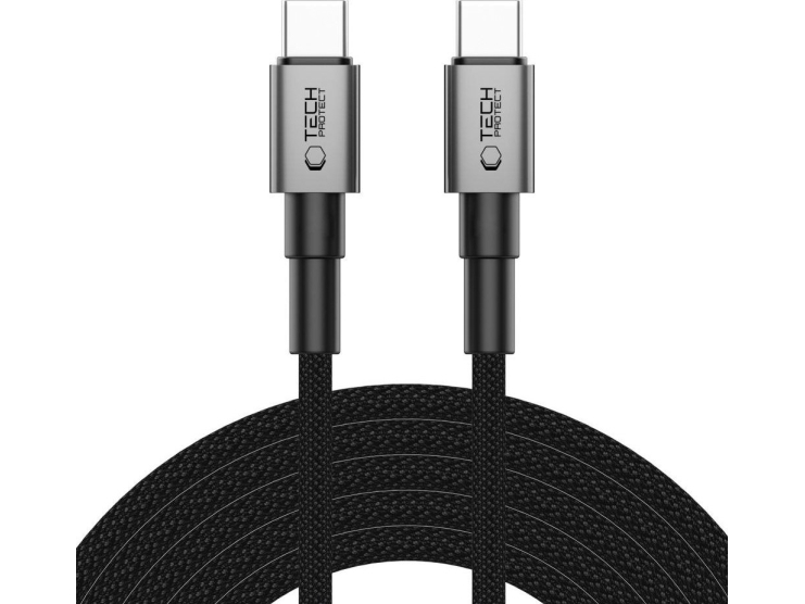 Tech-Protect Usb-Kabel Usb-C Til Usb-C 3 M Grå (5906302380848)