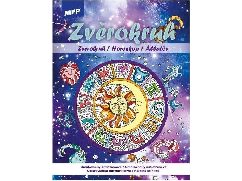 Anti-Stress-Malbuch Horoskop 210X290mm 32S