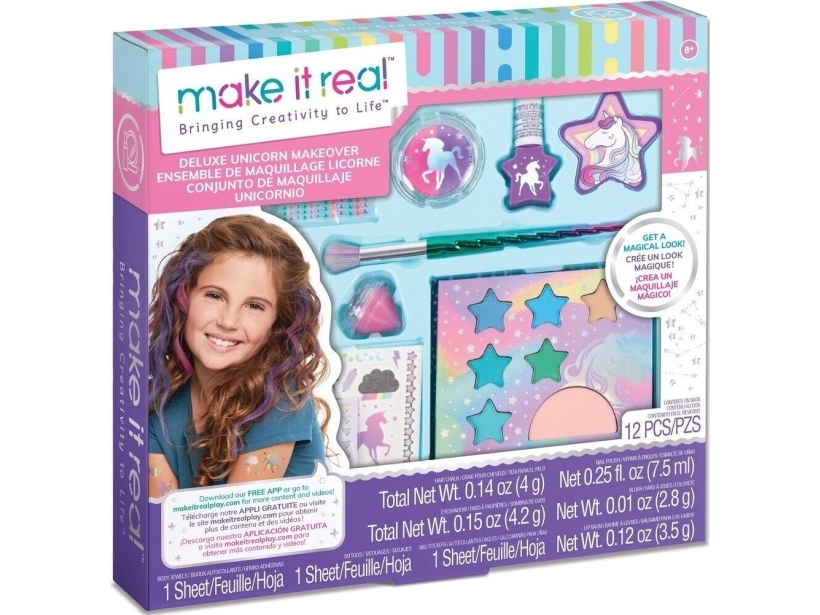 MAKE IT REAL Didelis makiažo rinkinys „Vienaragis“