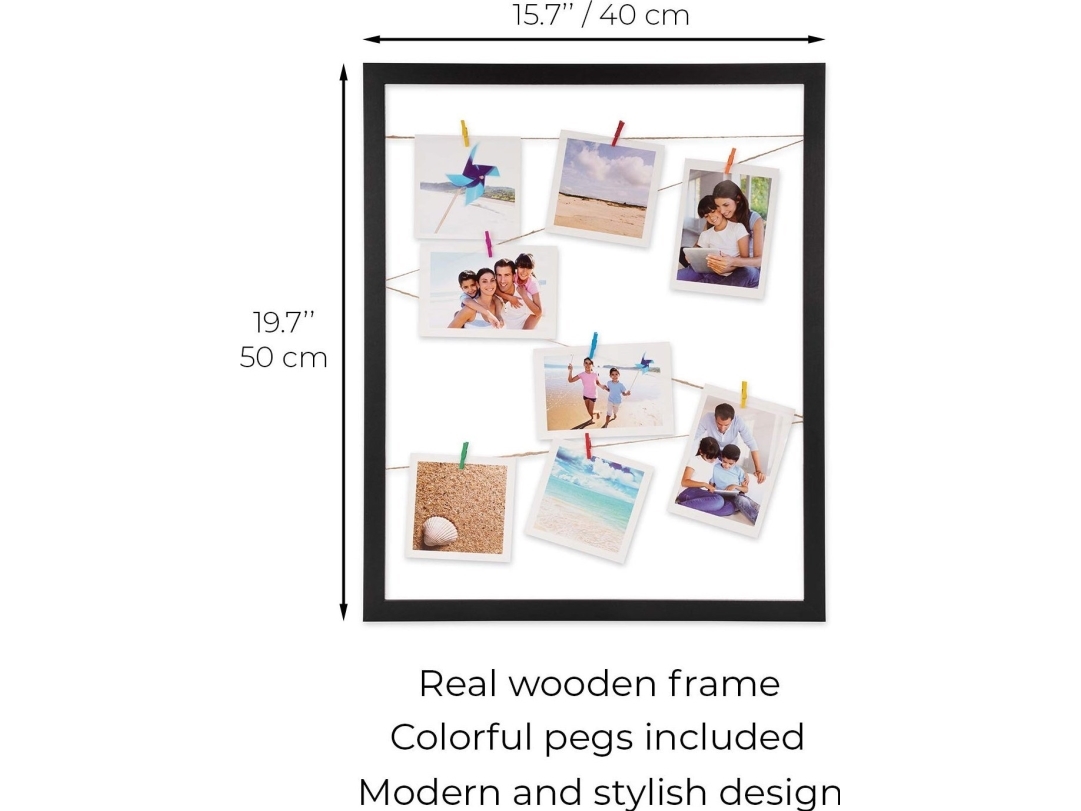 Victoria Collection Photo Frame Milano 40x50 Polaroid Juodas