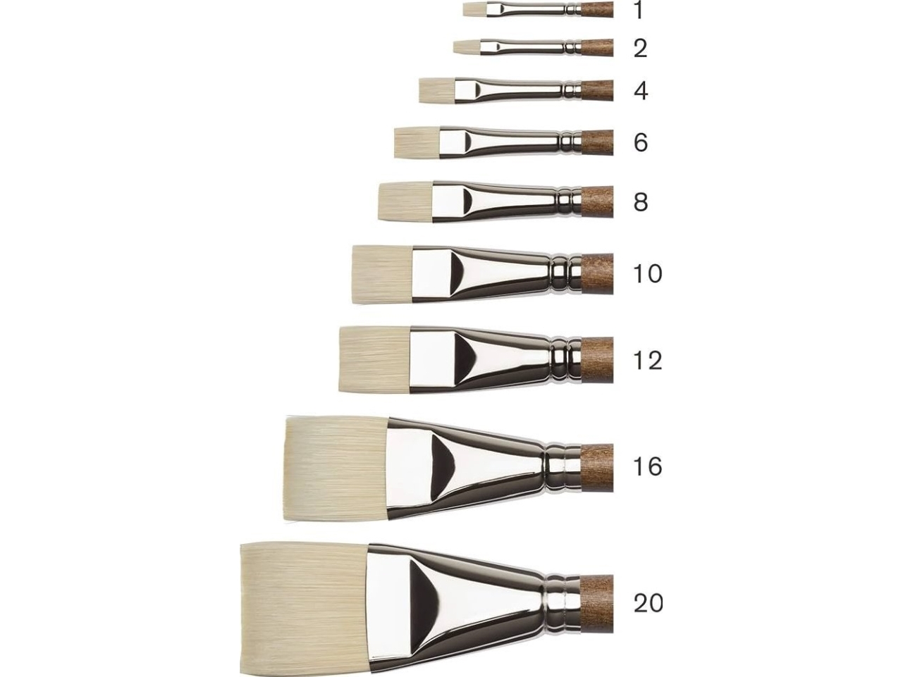 SmartMax ARTISTS OIL SYNTHETIC HOG BRUSH BRIGHT SIZE 4 | N - A | GameStuff