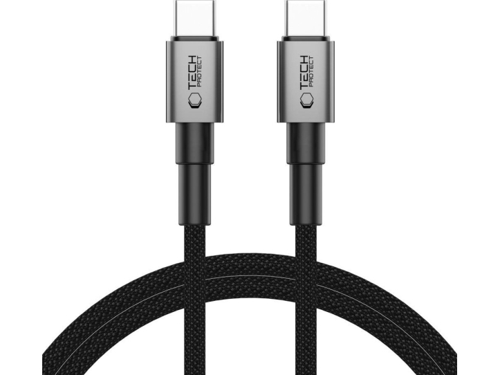 Usb-Kabel Tech-Protect Usb-C Til Usb-C 1 M Grå (5906302380824)