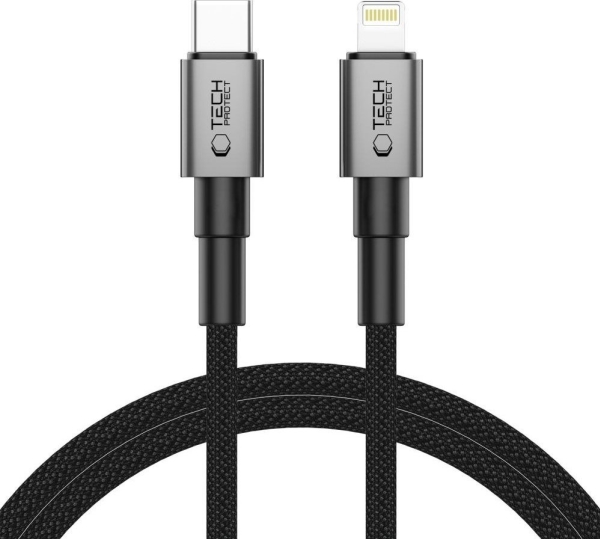 Usb-Kabel Tech-Protect Usb-C - Lightning 1 M Grå