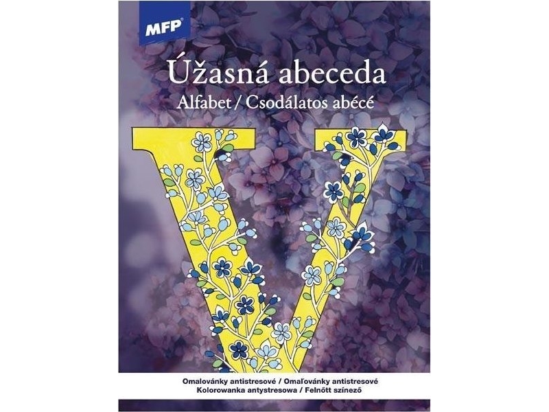 Anti-Stress-Malbuch Alphabet 210X290mm 32S