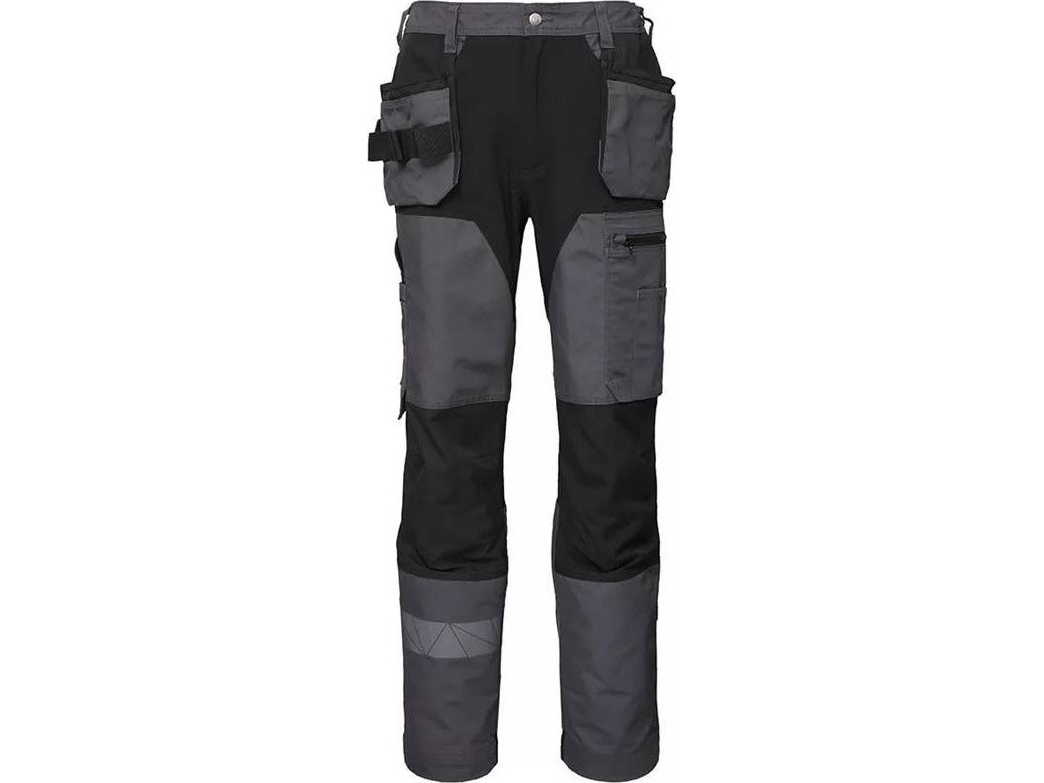B-Safety Work Pants Bo Safety Cirius, Black/Grey, 54 Size