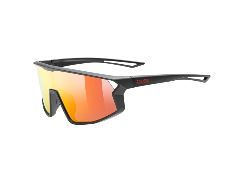 Akiniai Uvex skyrise jr. juodas matt / mirror red | Cykling - Kläder - Cykelhjälmar | GameStuff