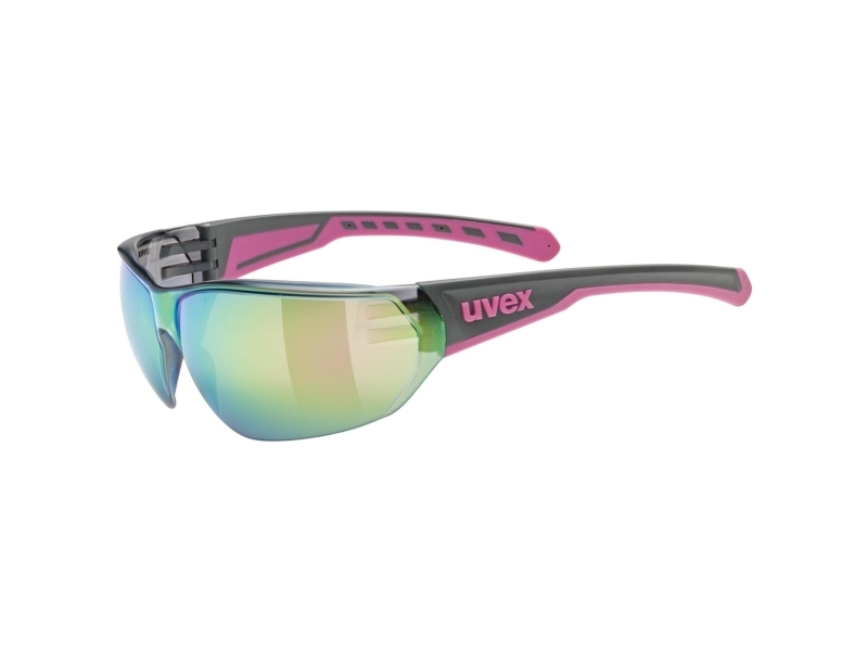 Akiniai Uvex Equate Pilkas-Pink Matt / Mirror Pink