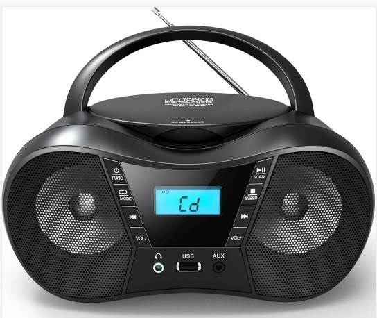 Eltra radioafspiller Eltra Lila2 CD/USB/BT sort