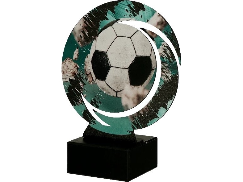 Victoria Sport Pokal Aus Metall Mit Marmorfuß - Fußball