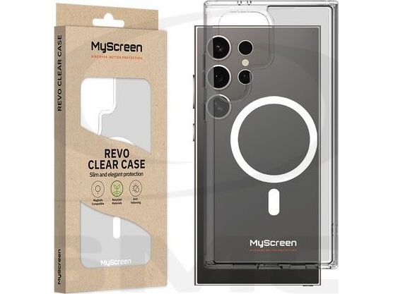Myscreen Skyddsfodral För Samsung Galaxy S24 Ultra Myscreen Revo Clear Case Magsafe