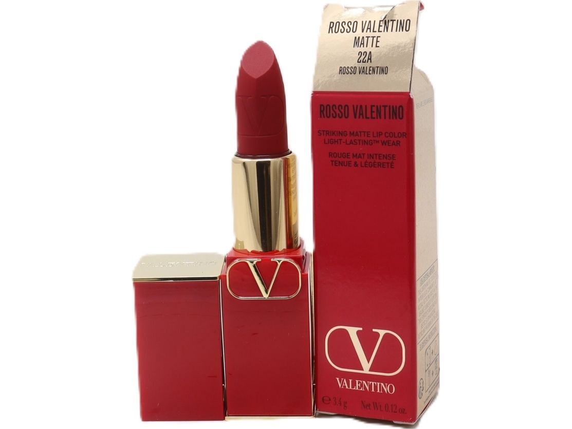 Valentino Valentino, Rosso, Matte, Cream Lipstick, 22A, Refillable, 3.5 G For Women