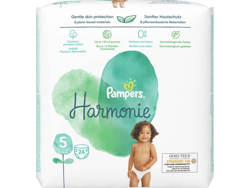 Pampers Harmonie, Size 5, 24 Pcs, Diapers, 11Kg-16Kg, 81754113