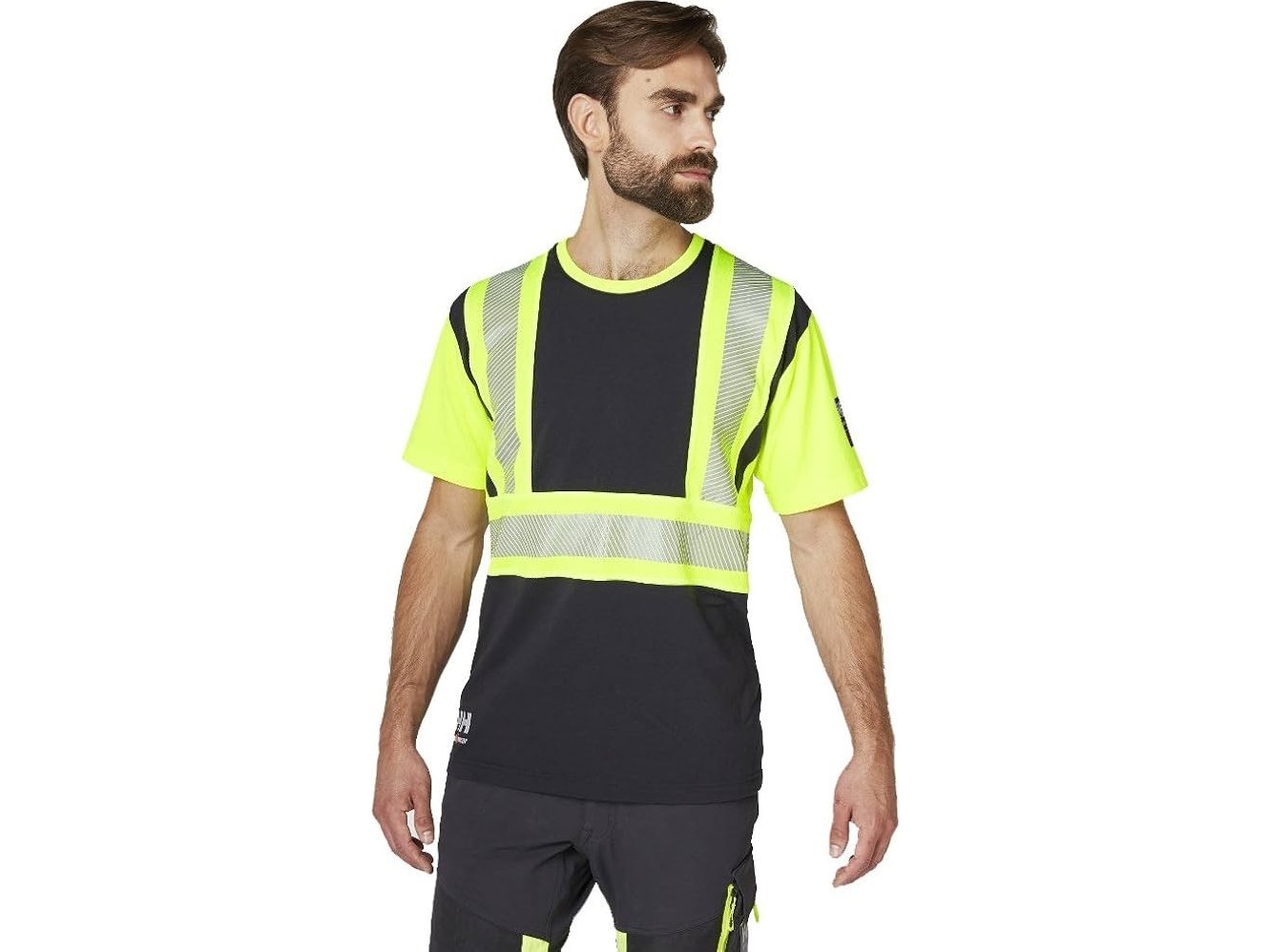 Helly Hansen T Shirt With Reflective Elements Helly Hansen Icu Yellow/black