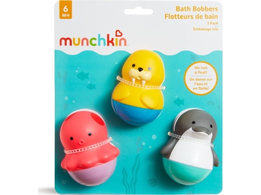 MUNCHKIN vonios žaislai, Bath Bobbers, 6 mėn.+, 3 vnt., 90267