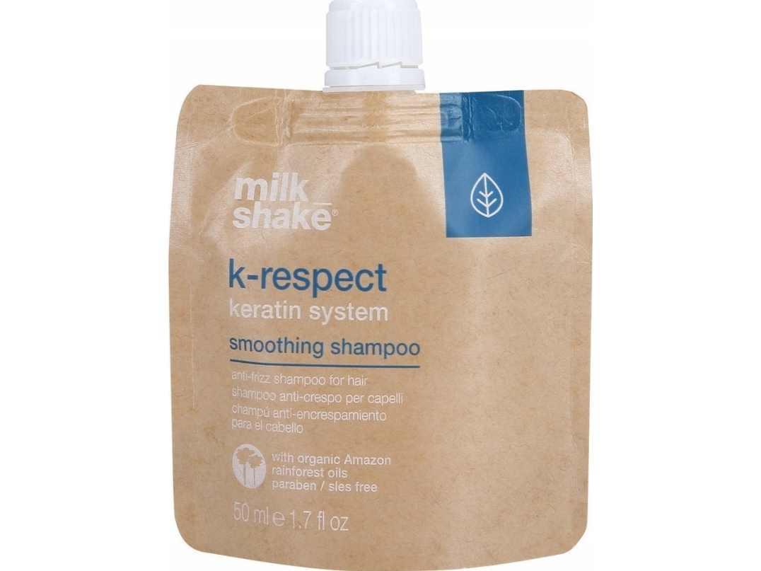 Milk Shake, K-Respect, Keratin, Hair Shampoo, For Smoothening, 50 ml For Women | Hårvård - Hårprodukter - Schampo - Balsam | GameStuff