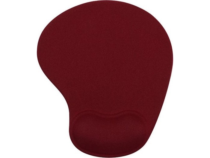 Powerton Mauspad, Ergonomisch, Gel, Mini, Rotwein, Powerton