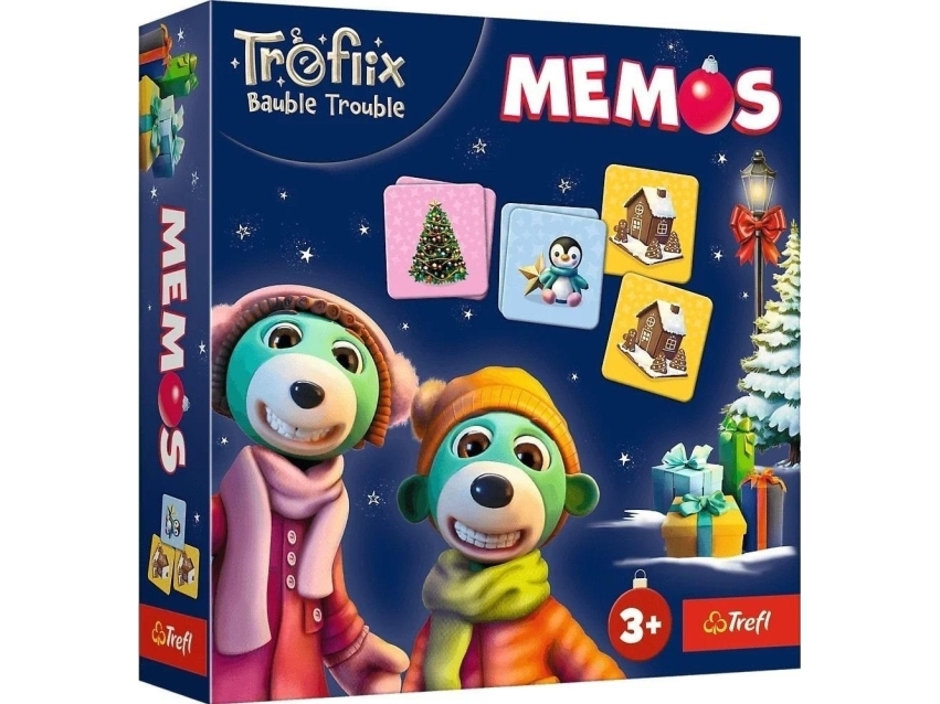 Atminties žaidimas Treflix Bauble Trouble Trefl 02734
