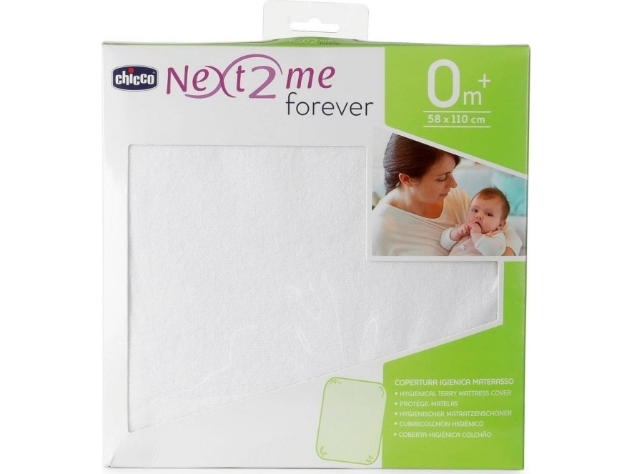 Hygiejnisk frotté-beskyttelse til madras - hvid