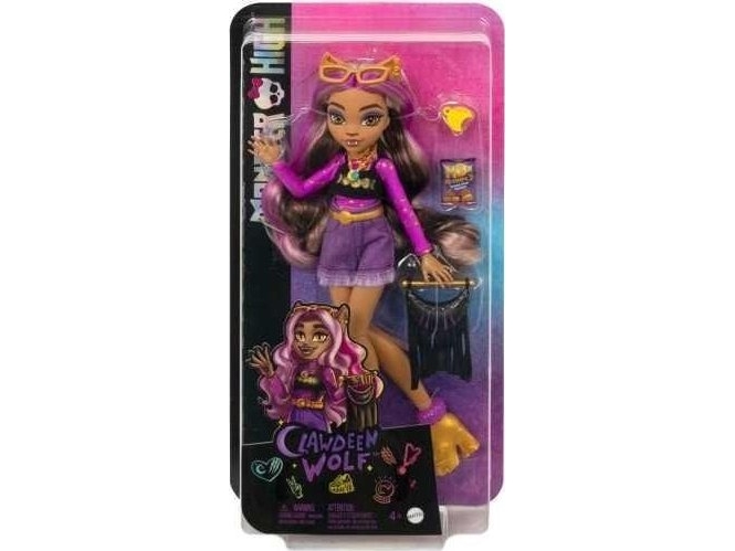 Monster High Day Off Clawdeen Wolf Doll Hky72 Mattel
