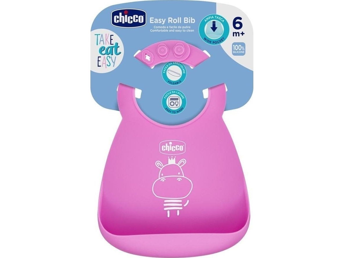 Chicco-102191 Silikone-Hagesmæk Pink