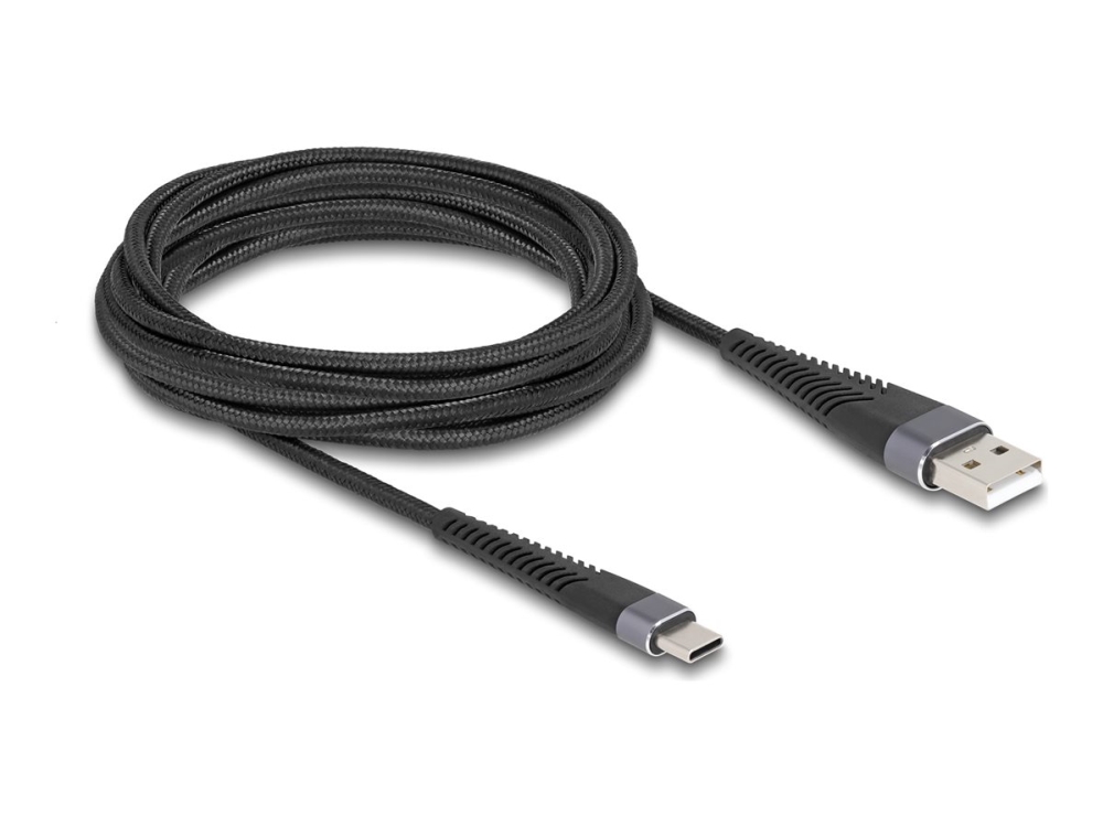 Delock - Usb-Kabel - Usb (Han) Til 24 Pin Usb-C (Han) - Usb 2.0 - 20 V - 3 A - 3 M - Sort