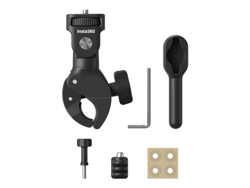 Insta360 - Stödsystem - klämmontering - motorcykel | Foto och video - Videokamera - Actionkamera tillbehör | GameStuff