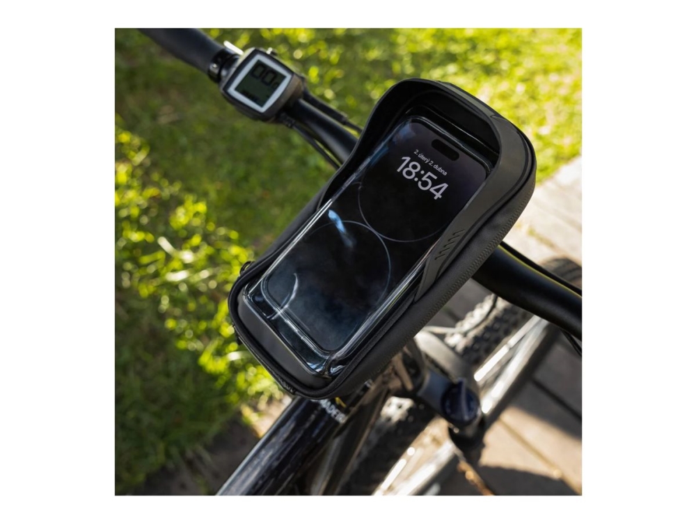 FIXED Bikee Bag 2 - Styrpose for bicycle / electric scooter - sort - 6.8