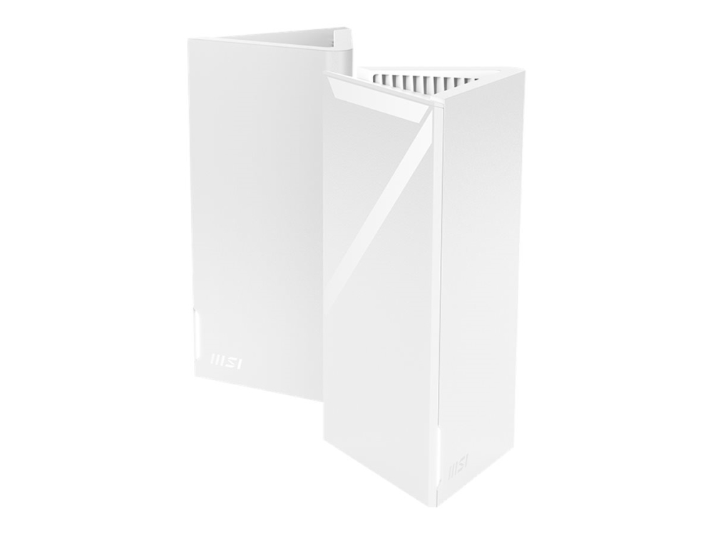Msi Roamii Be Lite Mesh System 2-Pack, Weiß, Intern, Mesh-System, Leistung, Dual-Band (2,4 Ghz/5 Ghz), Wi-Fi 7 (802.11Be)