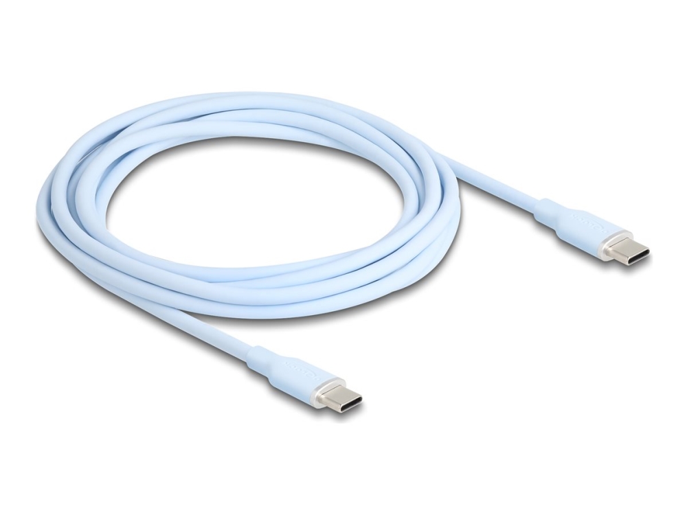 Delock 81235, 2,5 M, Usb C, Usb C, Usb 2.0, 0,48 Gbit/S, Blau