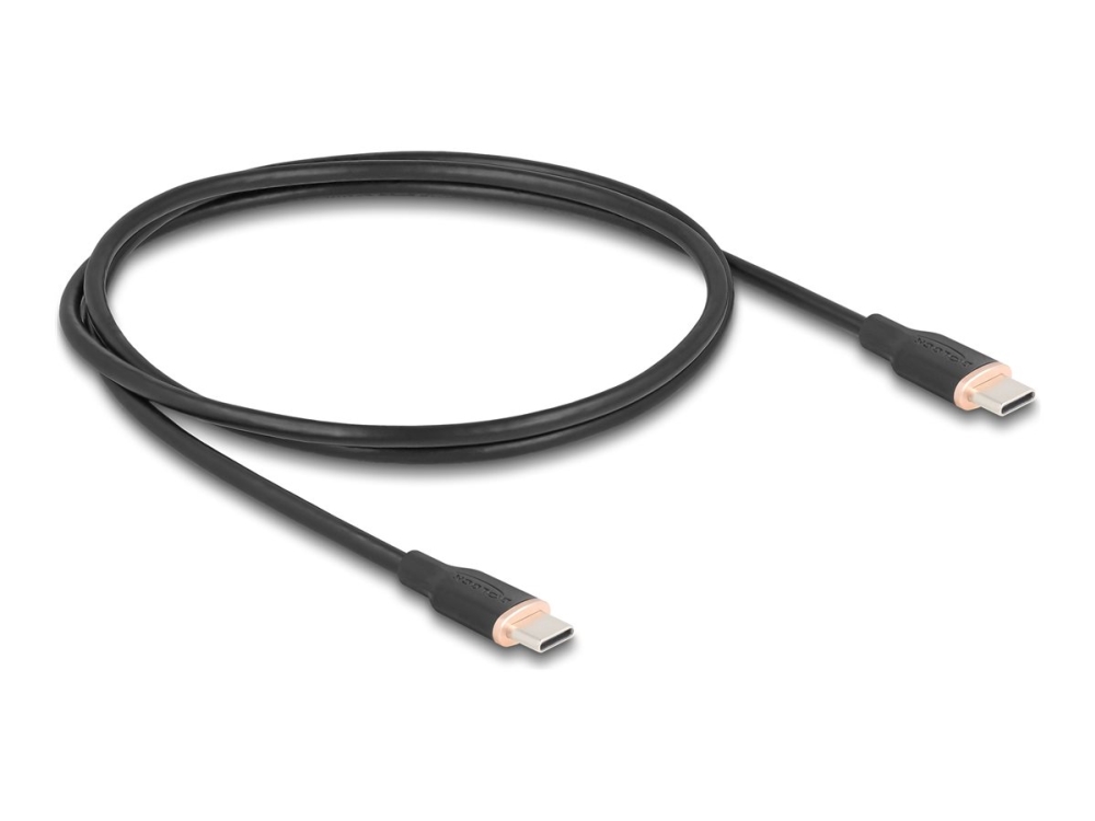Delock 81238, 1 M, Usb C, Usb C, Usb 2.0, 0,48 Gbit/S, Schwarz