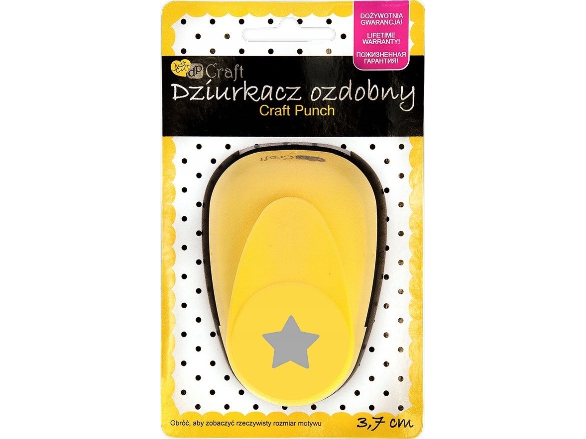 Dekorationsstans 3,7 cm stjerne (JCDZ-115-019)