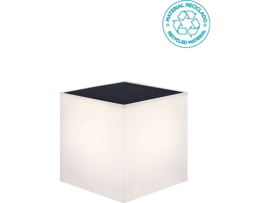 Ny Garden Wally Vegglampe m/solcelle - 500lm/4000K (18x18x18cm)